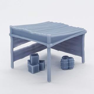 Outland Models Railway Scenery Old West Accessory Shed with Goods 1:160 N Scale