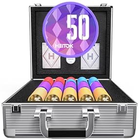 ポーカーセット ハードケース入り Amazon | COSTWAY ポーカーセット 500枚チップ 数字入り マット付き