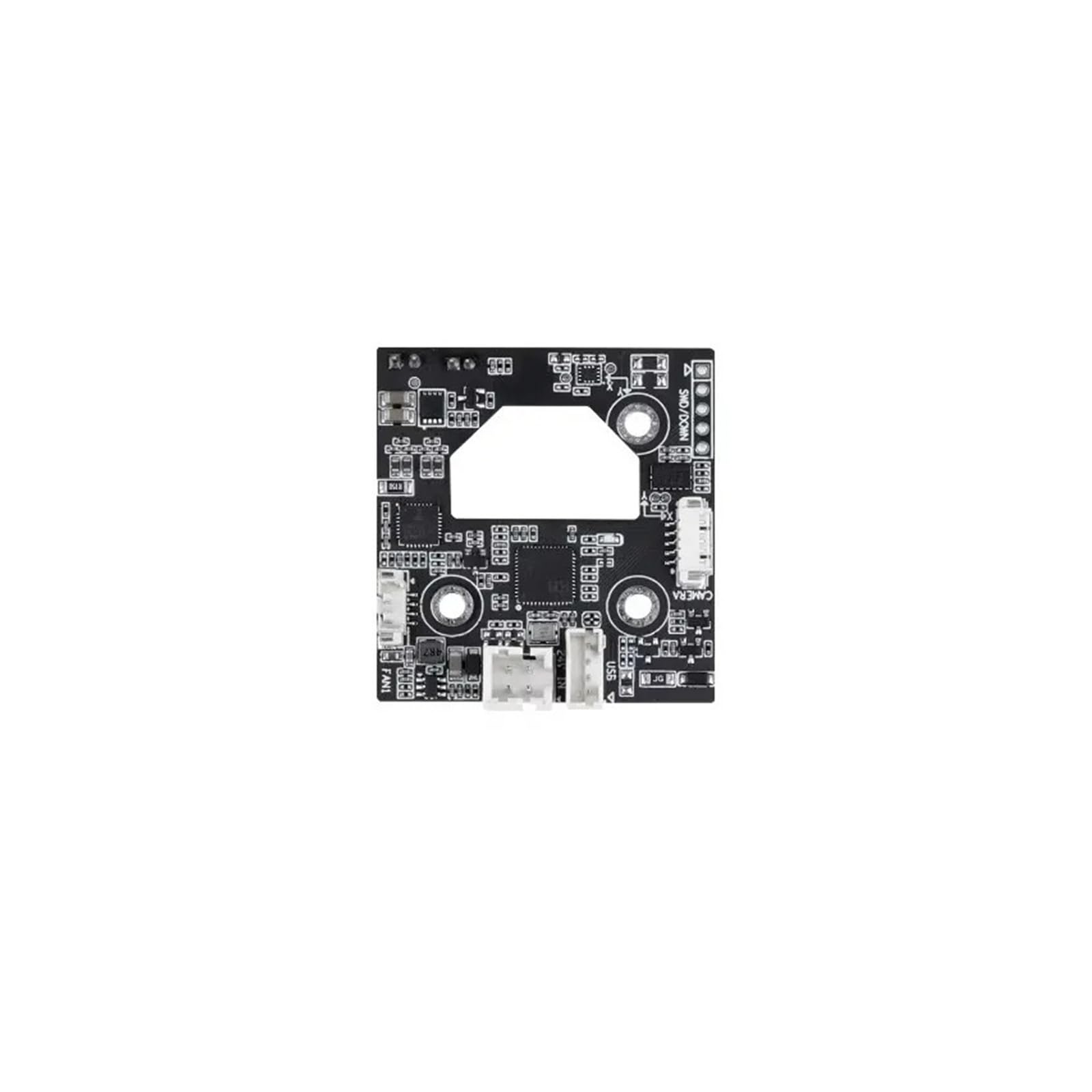Compatibile con Creality, scheda adattatore testa portautensili K1C Max | Scheda madre testa utensile 2025 K1C K1 Max, adattatore di trasferimento estrusore ugello, PCB di controllo