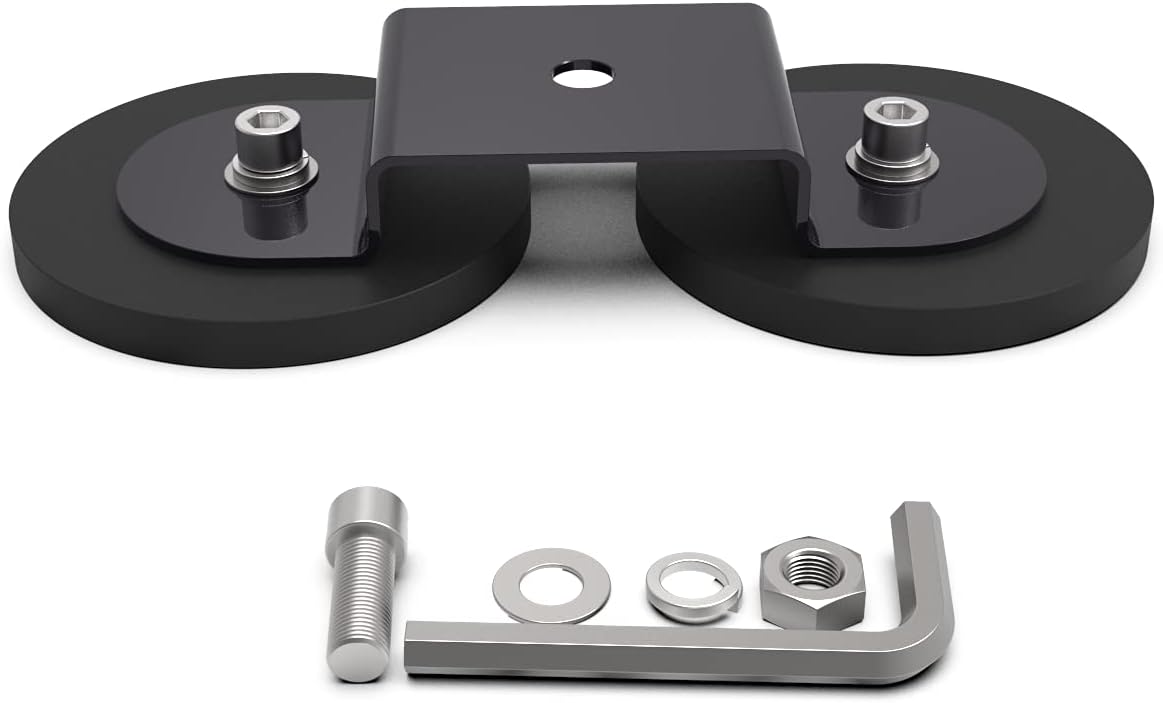 Ant Mag Light Magnetic Mount Bracket Universal Strong Magnet Base Mount for Off Road Lighting Driving Lights for Emergency Light Roof Flashligh Work Light (Magnetic Bracket-A)