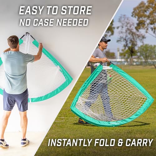 Image of GoSports Portable Soccer Goals for Kids - 13 Color Options - Choose 4 x 3 ft or 6 x 4 ft - Team Tone Pop Up Nets for Backyard