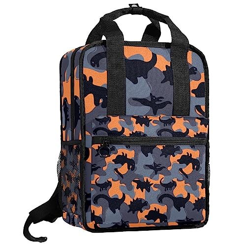 Grand sac d'école dinosaure avec bretelles confort réglables pour la rentrée
