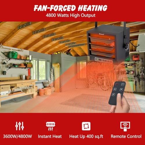 Mheomtme 4800W/240V/60Hz Electric Garage Heater thumb #5