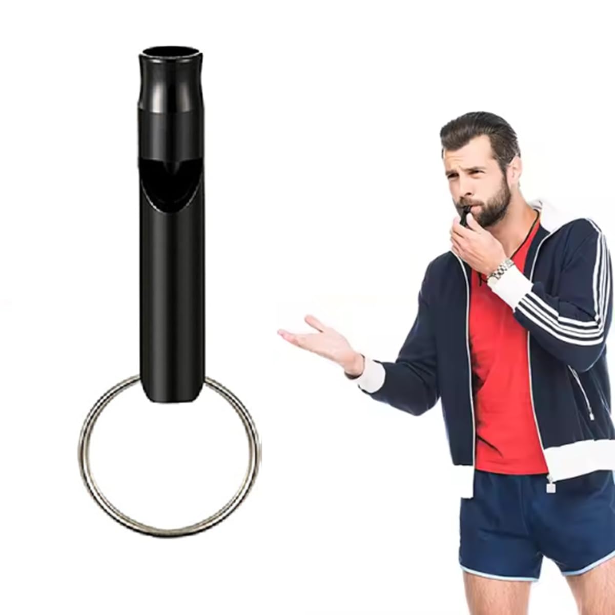 Genérico Silbato Supervivencia | Emergencia | Defensa Personal | Socorrista | Apito | Kit EDC | 120 decibelios.