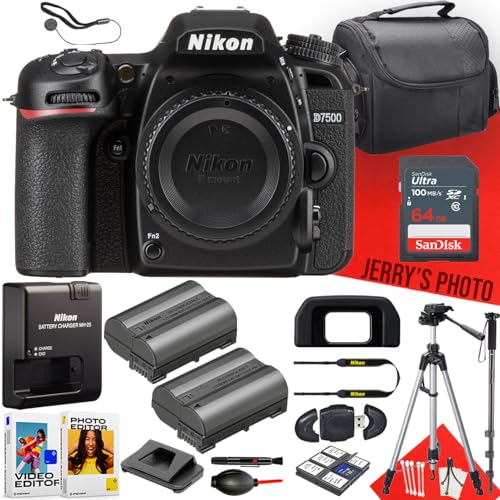 Cámara Nikon D7500 DSLR (Solo Cuerpo) con Accesorios miniatura 1
