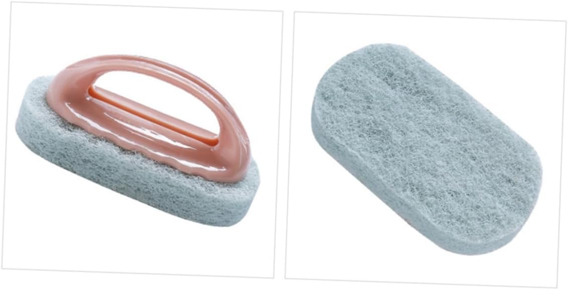 Household Handle Cleaning Brush Sponge for Kitchen Bathroom and Bathtub Scrubbing Non-Scratch Labor-Saving Cleaning Tool