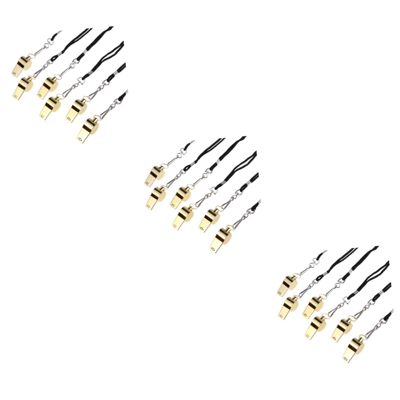 YARNOW 18 Pièces Sifflets Sifflet Fort Sifflet De Survie Sifflet d'urgence Fort Survivre en Métal