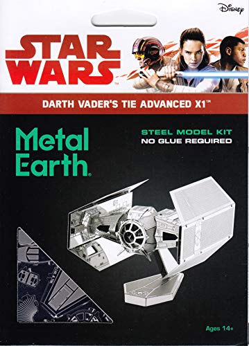 Fascinations Metal Earth Star Wars OT Darth Vader's Tie Fighter 3D Metal Model Kit - Image 6