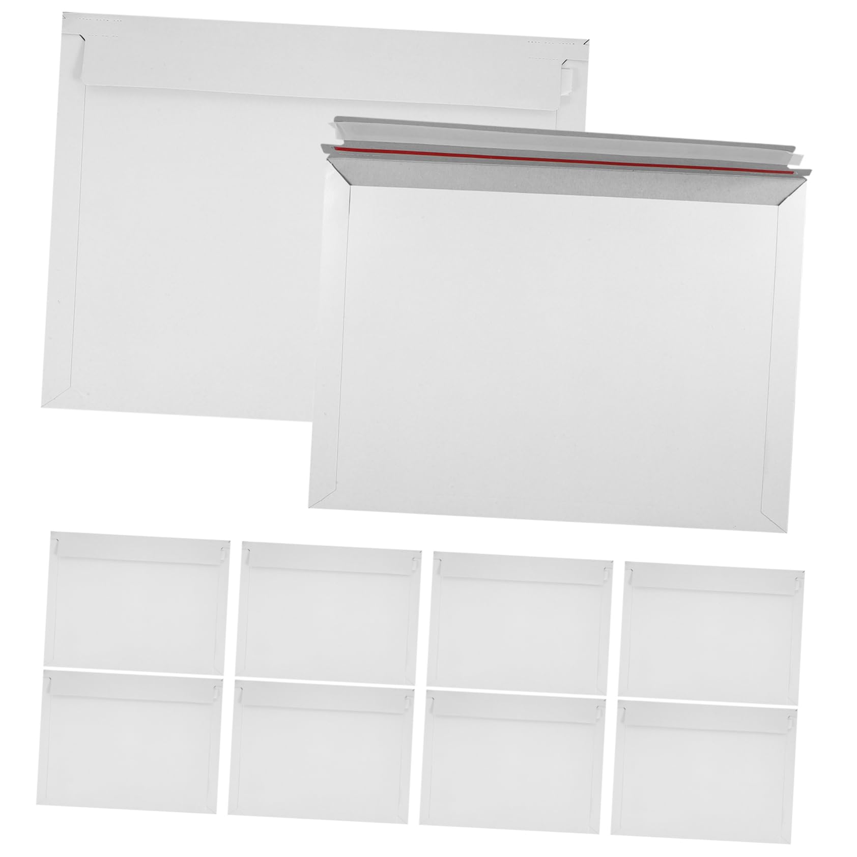 Housoutil 30pezzi Busta Porta Documenti in Cartone Spessore Resistente Autoadesiva per Spedizioni Spazio Esterno per Stampa Personalizzata Versatile per Inviti e Archiviazione