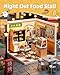 Rolife Super Creator Series, DIY Mini Night Out Food Stall Dollhouse House Kit, Bulid Scenary for Action Collectible Figures, Creative Gifts for Women Adults
