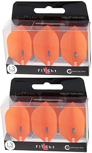 Vista 138 de Vuelos de dardos - Forma L3 Modelos PRO, KAMI y EZ Compatible con punta suave y dardos de punta de acero