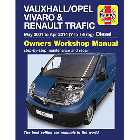 Vauxhall Vivaro and Renault Trafic Manual Cover