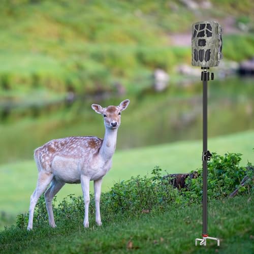 Support caméra de chasse acier inoxydable réglable 360° pour projecteur et piste lot de 2 - 6