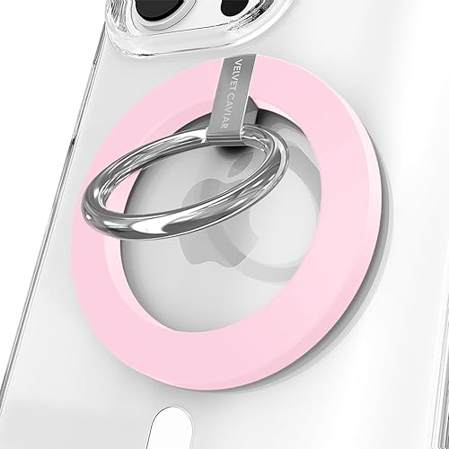 Miniatura 10 de Velvet Caviar Compatible con MagSafe Phone Grip  Soporte de anillo magnético con soporte ajustable  Accesorios MagSafe extraíbles para iPhone 12,