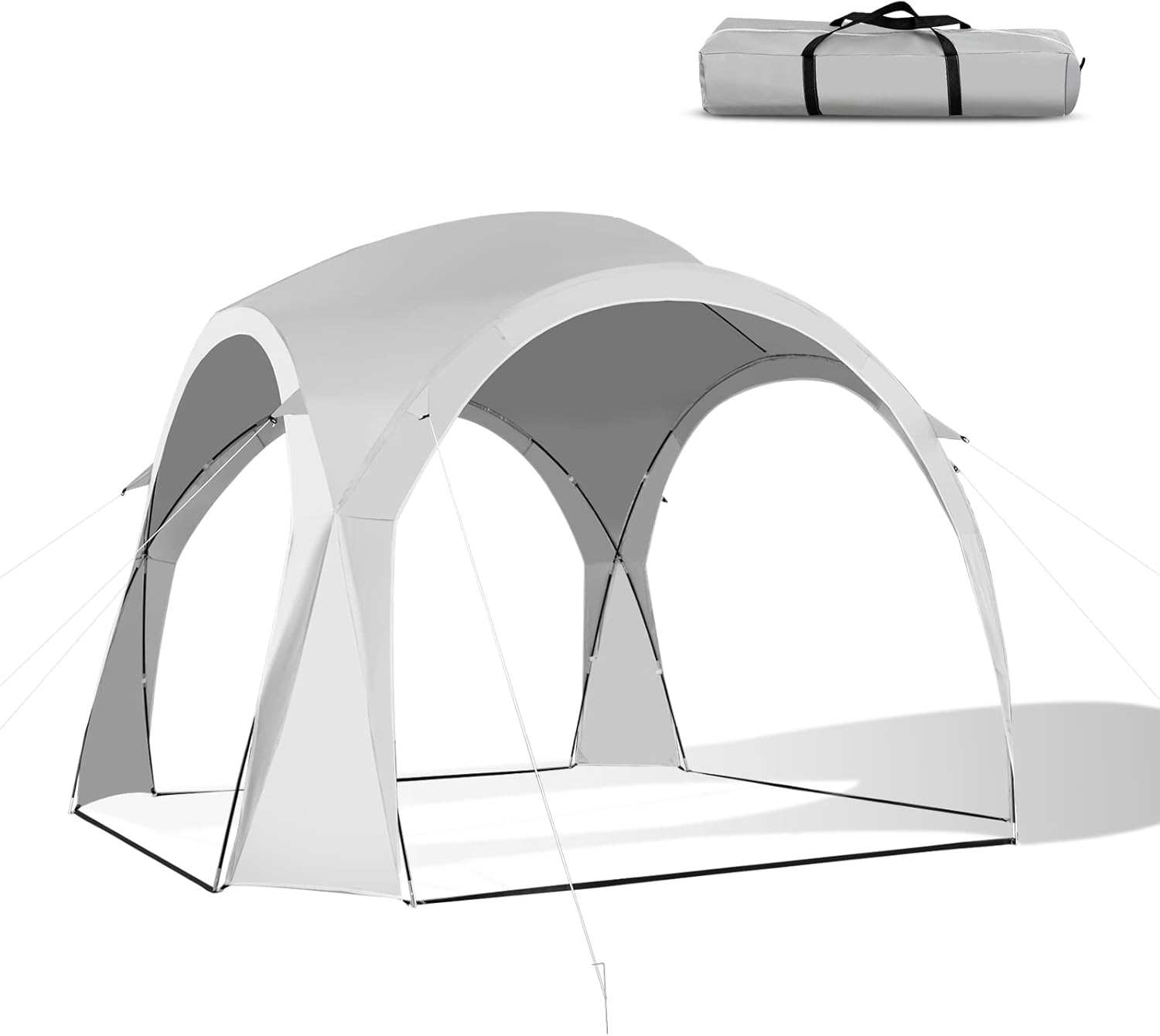 Tangkula 11x11 Ft Outdoor Canopy Tent, Portable Beach