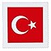Produktbild 3dRose QS 159817 _ 4 Flagge Turkey-Turkish rot und weiß Crescent Moon und Star Mediterraner Anatolia-Quilt Platz, 12 von 12 Zoll
