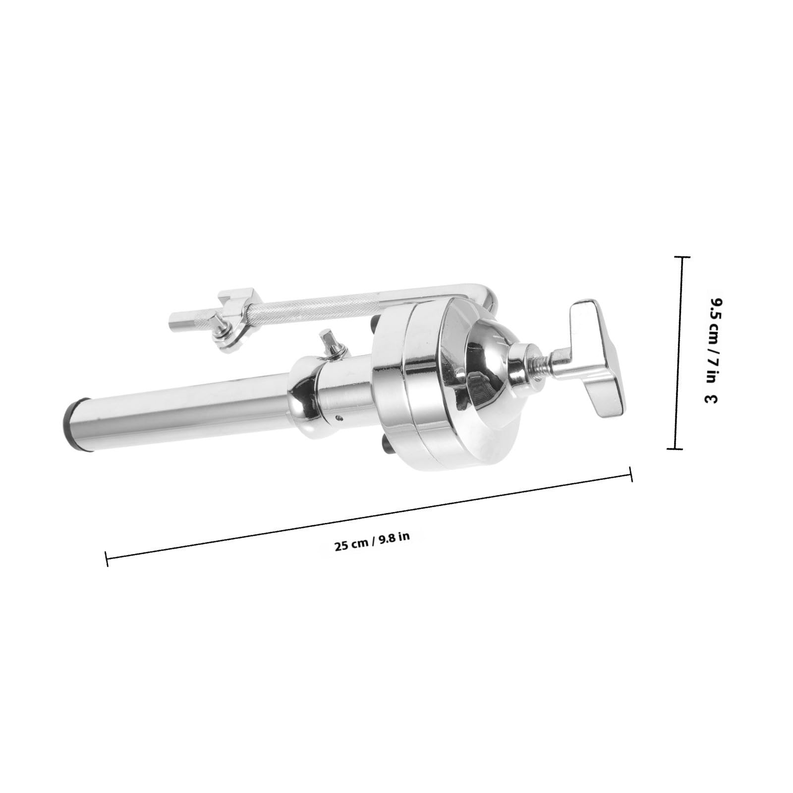 Support de Tom Simple en Alliage de Zinc, Court et Léger, pour Batterie et Percussions, Accessoire de Stand pour Tom Tambour, Fournitures pour Instruments de Percussion, Adapté