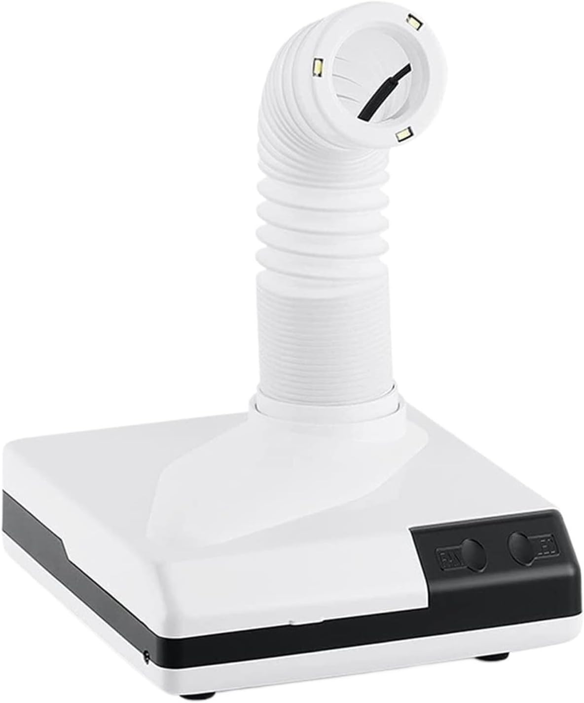 Dental Polishing Dust Collector - Portable Tabletop Vacuum Cleaner with 3 LED Lights, Ideal for Dental Labs, Efficient Dust Removal for Polishing Workbench