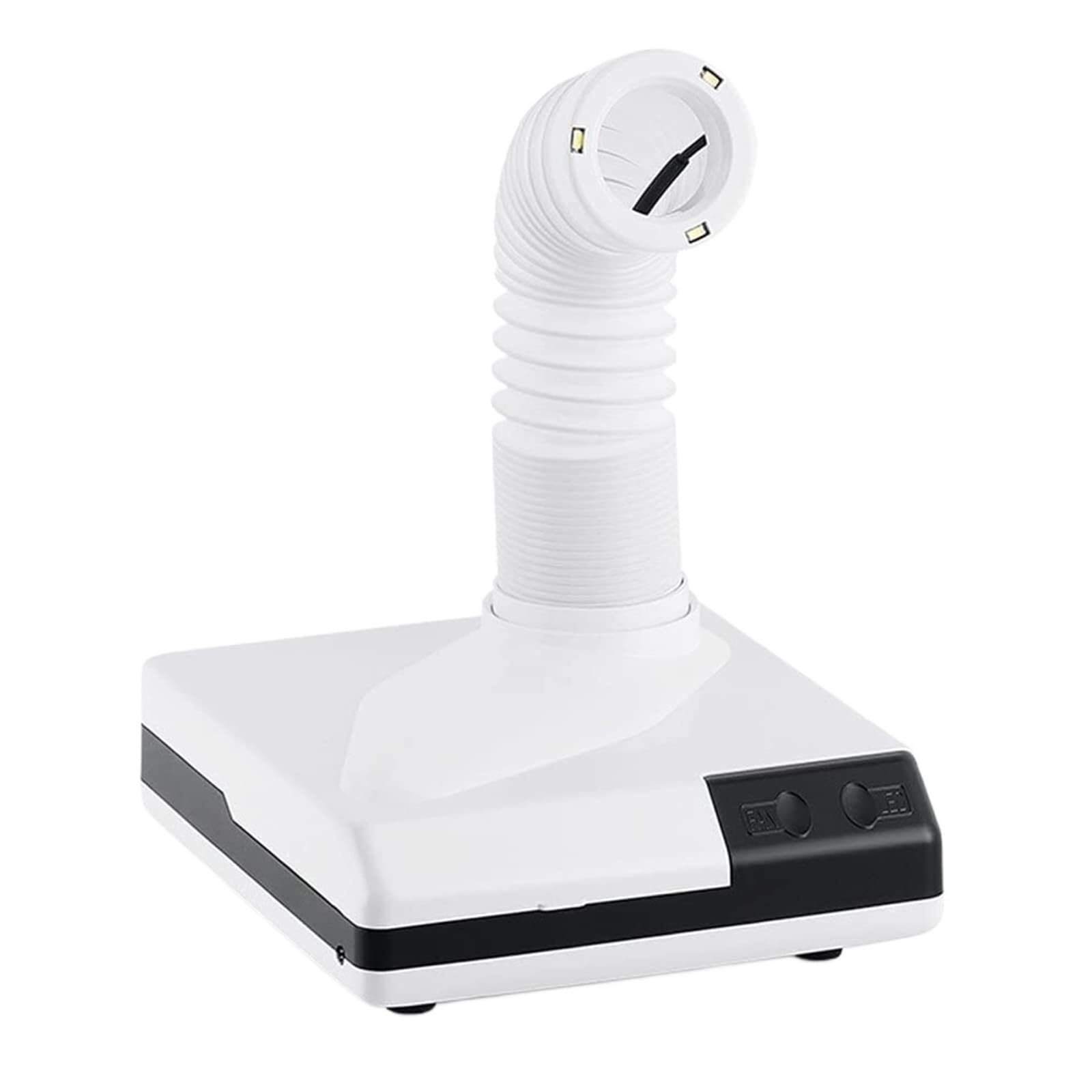 MYFTNP Dental Polishing Dust Collector, Tabletop Dental Vacuum Cleaner, 360° Rotatable, Fine Filter Screen, Dual-switch Control, For Laboratory Use And Manual Grinding