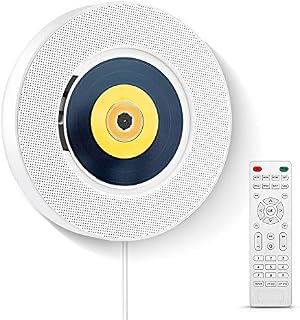 Portable CD Player with Bluetooth, Wall Mountable CD Music Player Home Audio Boombox
