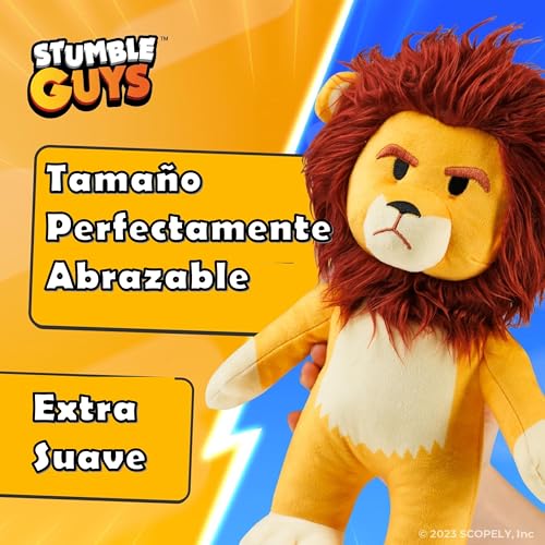 Bizak Stumble Guys Leonidas Plush Toy, 30 cm, Soft and Cuddly Toy - Image 3