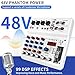 6-Channel Audio Mixer with 99 Sound Effects for PC,Portable Sound Mixing Console with BT USB Recording Input for Live Streaming,Podcasting,DJ Show