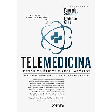 Capa do livro Telemedicina : Desafios Éticos e Regulatórios - 2ª Ed - 2024