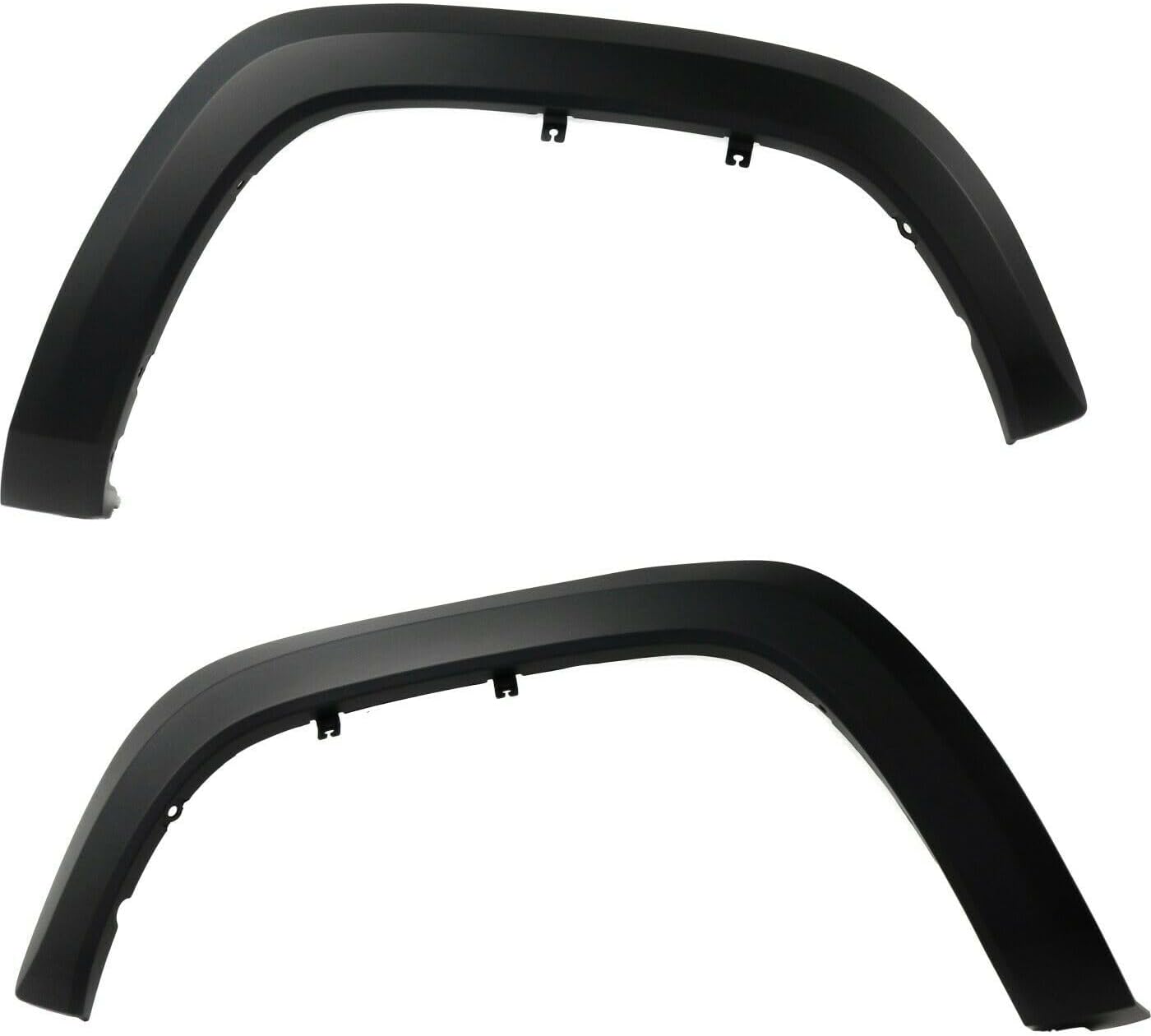 For Fender Flares Moulding Trim Wheel Opening Molding Set of 2 Black Pair