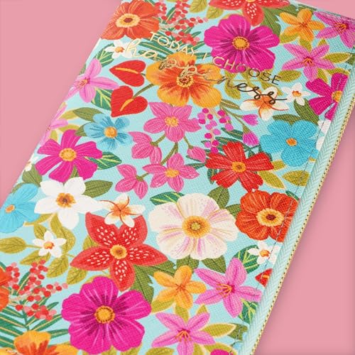 Legami - Portadocumenti Da Viaggio Con Fiori, Organizzatore Per Viaggi Porta Passaporto Carta D'identità, Rfid Blocking, 4 Tasche Grandi, 7 Tasche Piccole, Chiusura A Zip, 11 X 24 X 3 Cm, Tema Flowers - 5