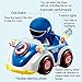 NQD RC Cars Remote Control Car for 1 2 3 4 5 6 Year Old Baby Toddlers Children STEM RC Cartoon Race Car Toys for Kids with Music and Lights Christmas Birthday Gifts Boys Girls