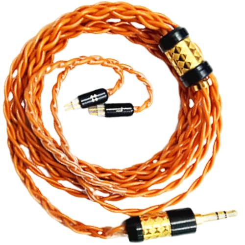 Câble de casque monocristallin pour éliminer la distorsion audio avec fiches 3.5mm et 4.4mm 2m