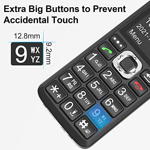 Easyfone T200 4G Easy-To-Use Cell Phone | Unlocked For T-Mobile, Metro, Tello, Speedtalk, And Redpocket(At&T) | Gsm Unlocked Mobile Phone With Sos Button And Charging Dock #TOP2