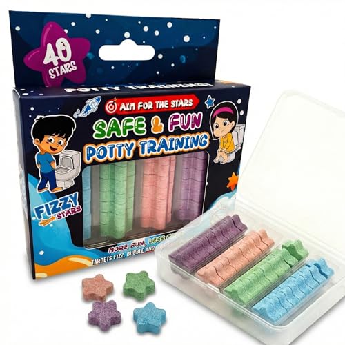 Fizzy Stars Potty Training Toilet Stars Educational Reward Potty Training Toddler Potty Potty Trainer Potty Training Supplies Potty Training Essentials Easy Potty Training