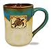 Cape Shore 16 Ounce Stoneware Partial Glaze Pottery Mug (Sea Turtle)