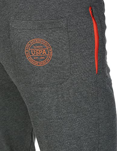 Image of U.S. Polo ASSN. Men's I675 Comfort Fit Mid Rise Solid Lounge Joggers