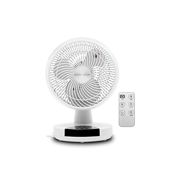 サーキュレーター DCモーター 扇風機LEDデジタル表示＆3D首振り 静音 ハイ サーキュレーター DC DCモーター 3D首振り 扇風機 12段階風量