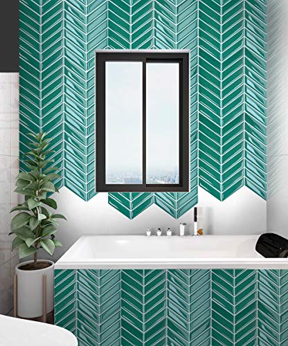 Hyfanstr 3D Peel And Stick Wall Tiles Backsplash For Kitchen Bathroom, Self Adhesive Mosaic Tile Stickers Home Wall Decor, 9.8" X 10" (Pack Of 4) #TOP4