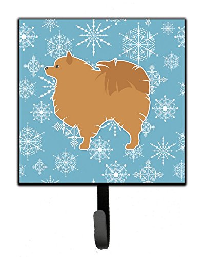Winter Snowflake Pomeranian Leash or Key Holder