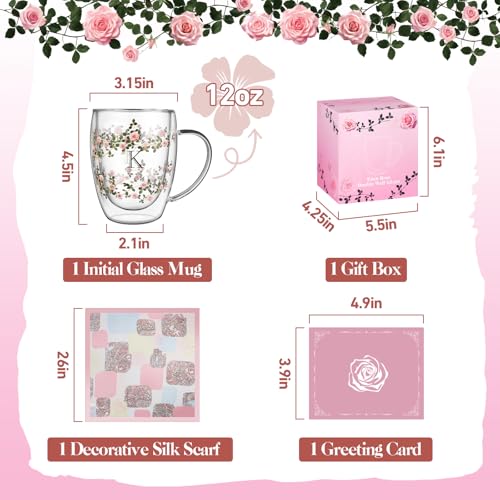 Vaso de Vidrio Doble Pared 12oz para Mujer miniatura 3
