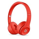 Solo3 Wireless On-Ear Headphones - Apple W1 Headphone Chip, Class 1 Bluetooth, 40 Hours of Listening Time, Built-in Microphone - Red