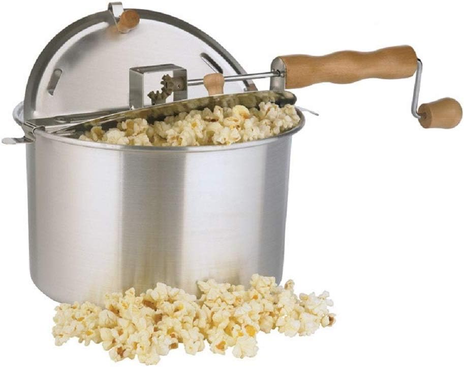 Wabash Valley Farms 25008A 6 Quart Aluminum Original Whirley-Pop