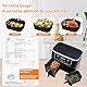 2 Stück Airfryer Zubehör für Ninja Double Stack XL SL400EU SL451EU, Heißluftfritteuse Silikonform für Foodi Max Dual Zone AF400EU AF300EU 7.6 9.5L, Air Fryer Silikon Backform Einsatz