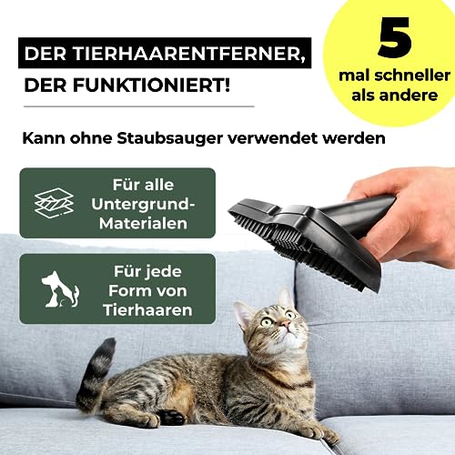 FUREATER Tierhaar Staubsauger Aufsatz | Staubsaugeraufsatz für Entfernen von Tierhaaren | Fusselentferner | Tierhaarbürste für Staubsauger, Hundehaare Entfernen, Pet Hair Remover, Hunde Haarentfernung