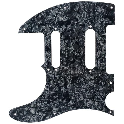 Golpeador de 8 agujeros para guitarra, bajo, 3 capas, placa para arañazos, instrumento musical, guardabarros estándar, guitarra, bajo, 6 cuerdas, modelo de guitarra, golpeador