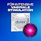Durex Intense Kondome – Mit Noppen, Rippen & mit Desirex-Gel befeuchtet – Perfekter Sitz & leichtes Abrollen – 22 Kondome (1er Pack)