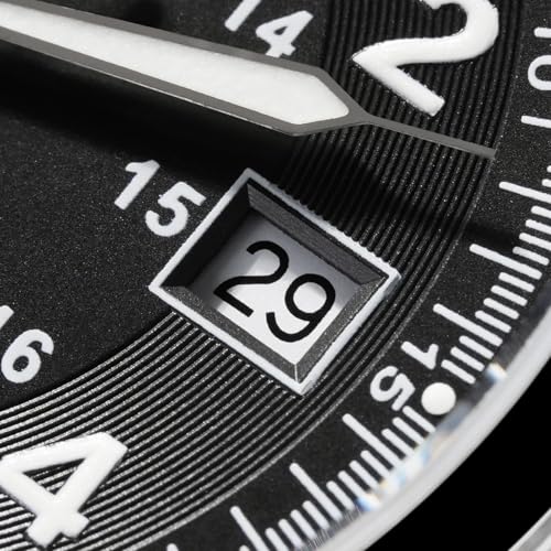 Image of TACTICAL FROG Militado ML08 Field Watch Japanese Sweep VH31 / 515 Movt with Calendar, Men's Military Watch Sapphire Crystal 10 ATM Waterproof Analog Watches for Men