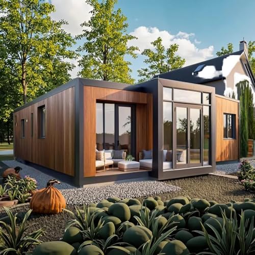 Customizable 20ft Tiny Houses to Live in for Adults, Expandable