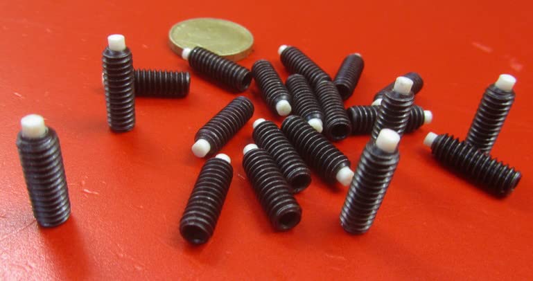 Black Oxide Steel Nylon Tip Set Screw 1/4