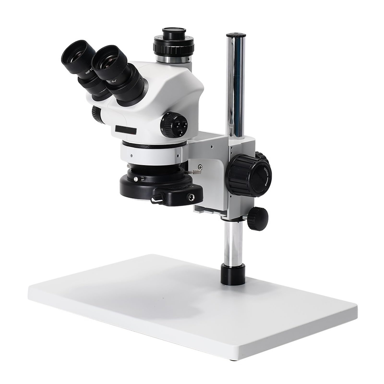 Microscopio Trinocular Estéreo con Zoom Continuo 3,5X-100X Cámara De Vídeo 24MP 4K 1080P, Adaptador Lente CTV