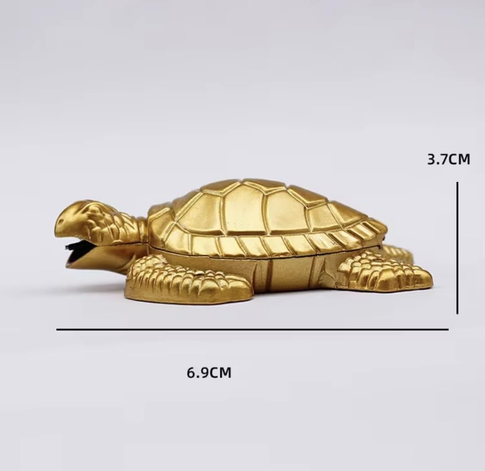 Encendedor de escritorio metálico tortuga dorado NIVEK miniatura 5